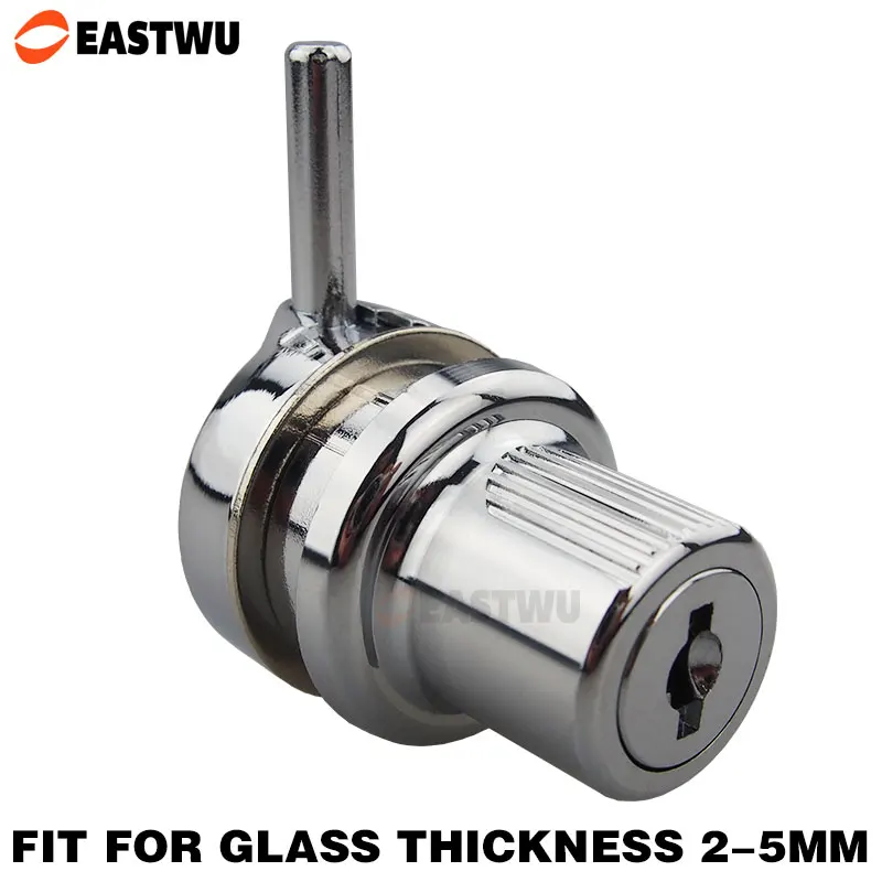 224 один Стекло замок двери шкафа хромированный высокое качество Дисплей витрина