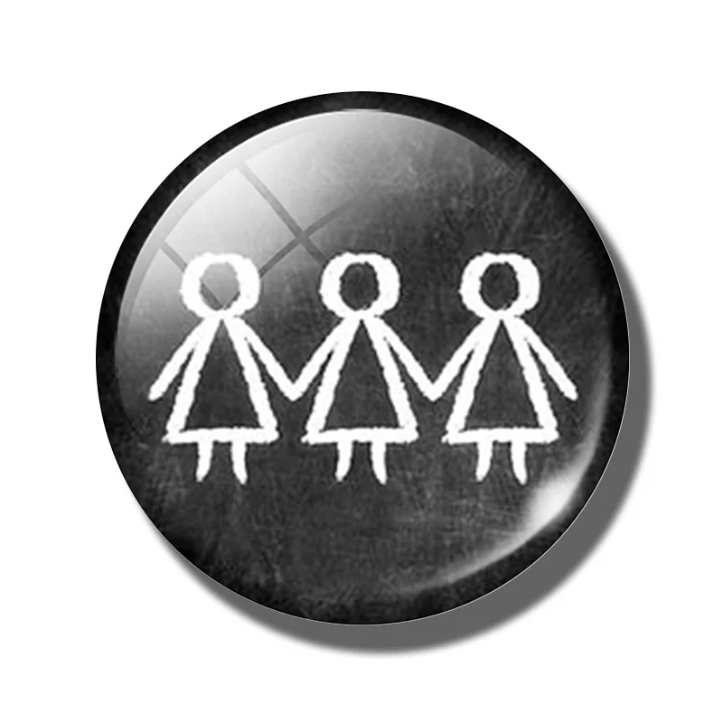 PACK OF 1 Любовь мама Цитата магнит на холодильник круглая стеклянная наклейка на холодильник Рождественское украшение для дома держатель для сообщений подарок для мамы - Цвет: PACK OF 1