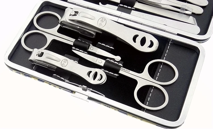 13 в 1 для мужчин и женщин ножницы ногтей комплект маникюрные резак триммер щипцы