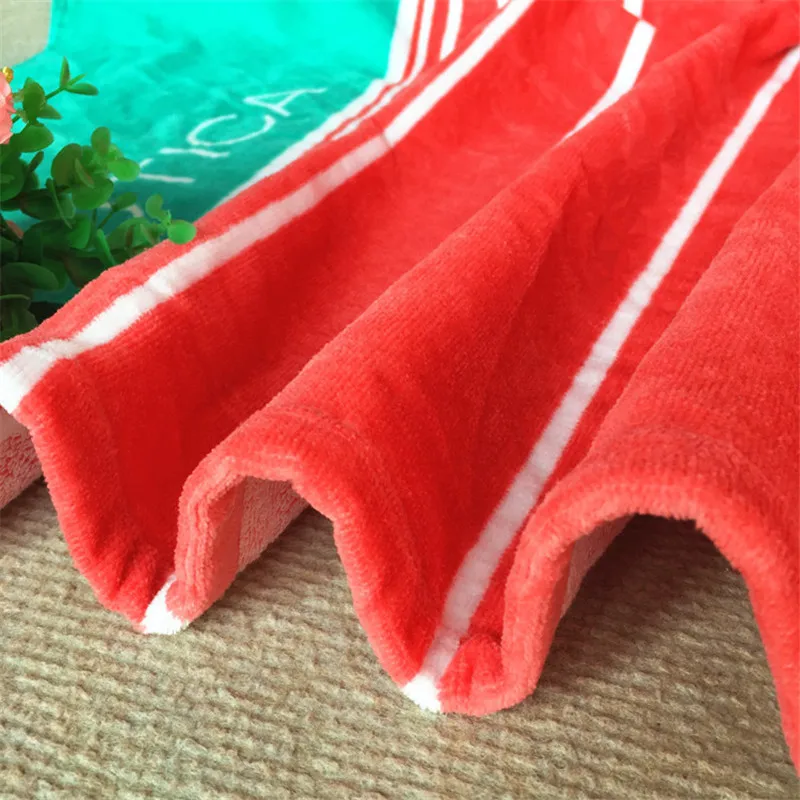 TATA Free Shipping Beach Towel 170*92cm 100% Cotton Swimwear Shower Absorbent Bath Gown Creative 2016 New Design | Дом и сад