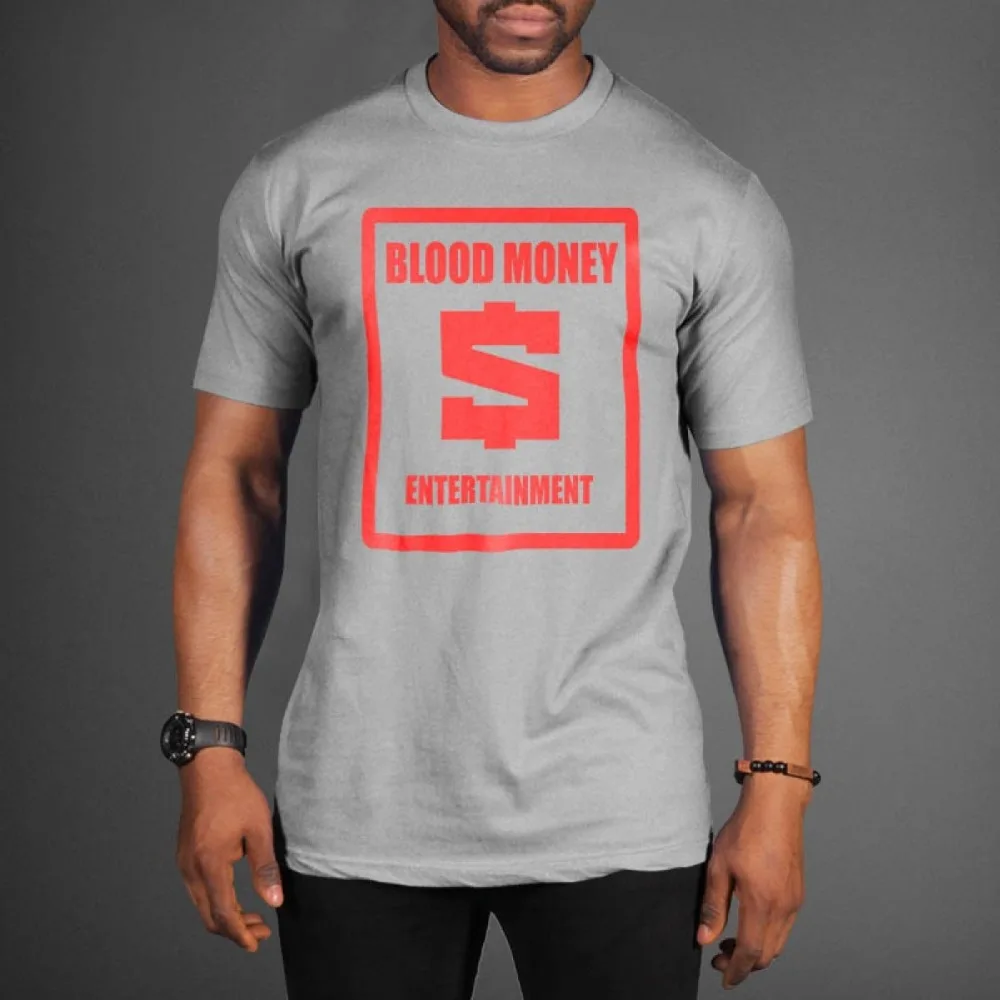 

BLOOD MONEY ENTERTAINMENT t-shirts BY THE leisure GAME cotton T-shirt O neck t-shirts wholesale men and women