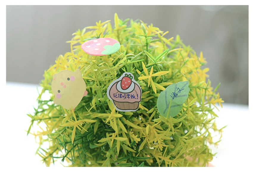 Kawaii Molang наклейка в форме кролика блокноты Отрывные блокноты самоклеющиеся блокноты школьные офисные принадлежности