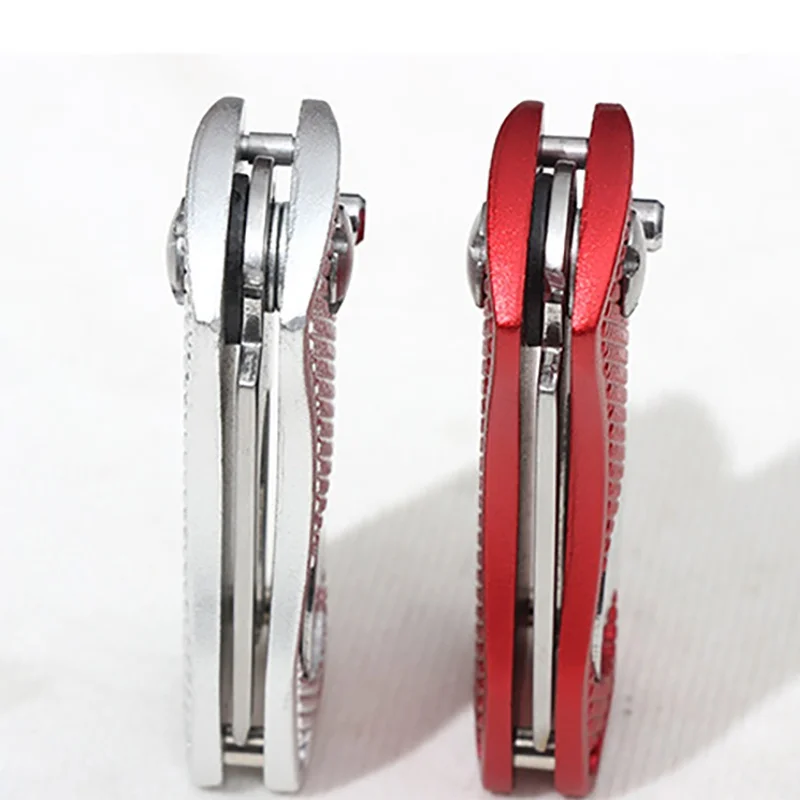 Складной Гольф Divot Инструмент с зубчиками инструмент Шар Маркер Шаг паз