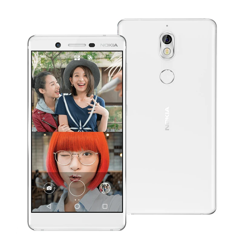 Nokia 7 Оригинальный разблокированный мобильный телефон 64G rom Dual SIM 16.0MP Android 1 3000 mAh 5 2 '񟞨 P GSM/WCDMA/LTE глобальная