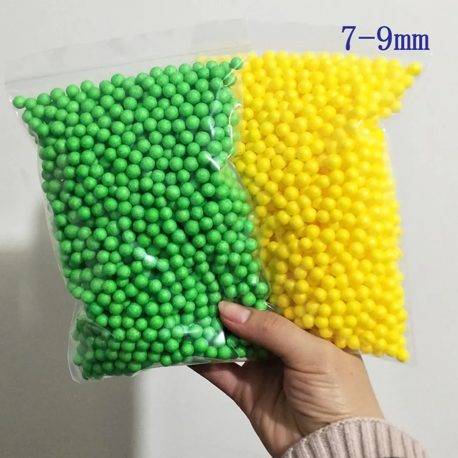 13g 7-9mm 13000pcs DIY Snow Mud Particles Accessories Slime Balls Small Tiny Foam Beads For Floam Filler For DIY Supplies