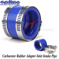carburetor rubber adapter inlet intake pipe for 21 24 26 28 30mm oko keihi koso pe 28 30mm motorcycle pit dirt bike