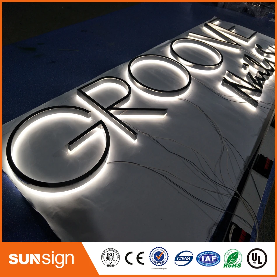 3d декоративный светодиодный металлический знак с подсветкой|metal letters signs|letter
