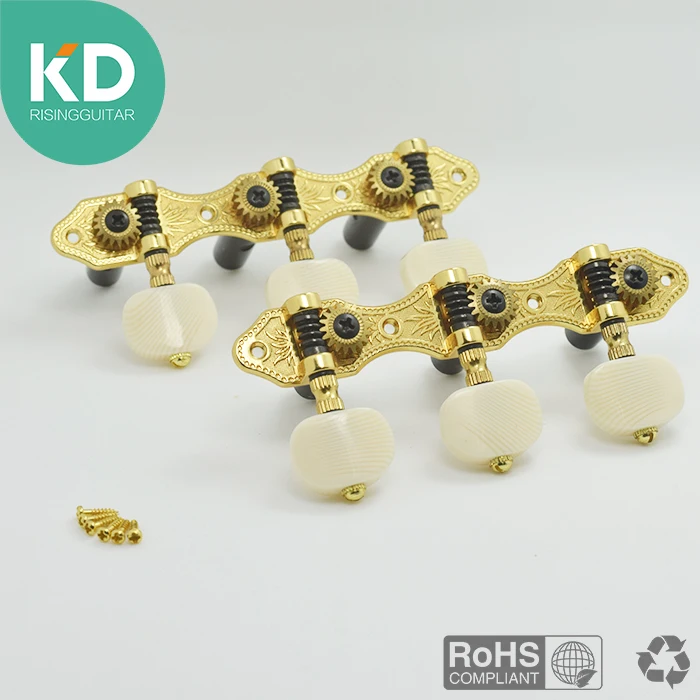 2 шт. в наборе High end классическая гитара Колки Золото Цвет 1:18 соотношение