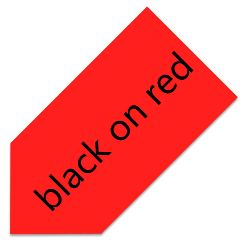 Black On Red Цельнокроеное платье PUTY запечатанных лент для XR-12WE для объектива с оптическими зумом Casio черная и белая 12 мм лента принтера PT-12WE совместимый для объектива с оптическими зумом Casio KL-170 KL-60 - Цвет: Black On Red