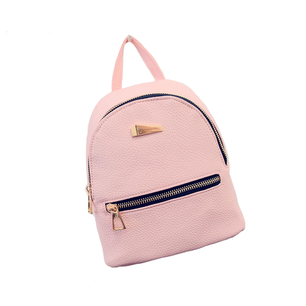 

Women Girls Mini Backpack Faux Leather Rucksack School Bag Travel Handbag Female Cute Girl Camping Travel Mini Backpack Bags
