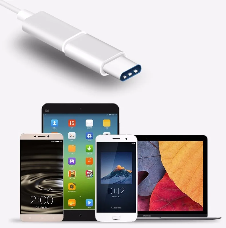 Micro USB кабель для 8 Pin type C зарядное устройство адаптер конвертер iPhone 7 6 6S 5 5S 5C SE X huawei