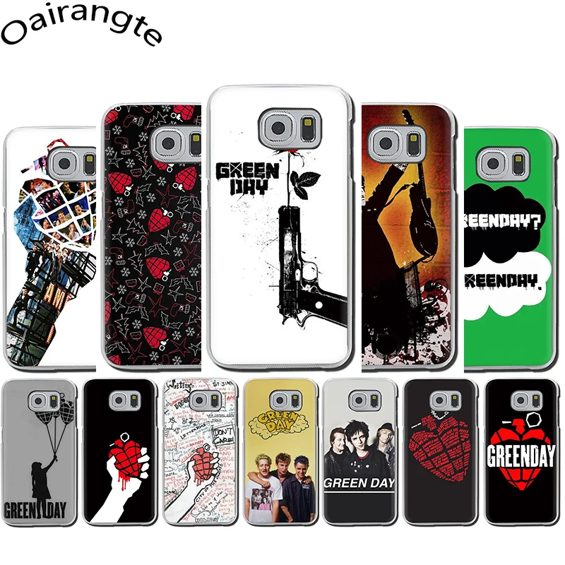 Жесткий чехол для телефона Green Day Samsung S6 S7 Edge S8 S9 S10 Plus S10e Note 8 9 10 M10 M20 M30 M40|Бамперы| |