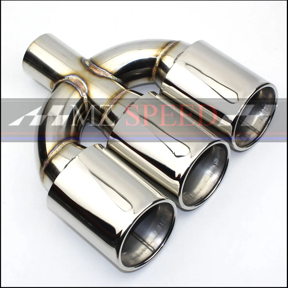 car silenciador de Acero Inoxidable punta del escape tubo Silenciador la cola For Honda Volkswagen Golf | Автомобили и мотоциклы