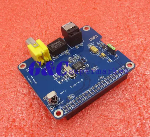 HIFI DiGi + цифровая звуковая карта SPDIF I2S оптическое волокно для Raspberry Pi | Электронные