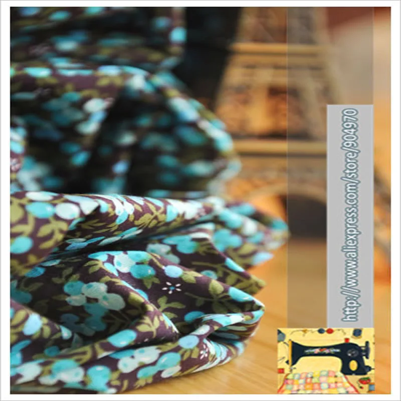 48x145 см цветная вишневая хлопковая Лоскутная Ткань Домашний текстиль