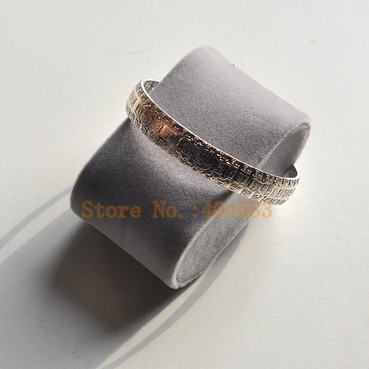 10 шт. серые красивые бархатные украшения браслет цепочка часы стенд Подушка