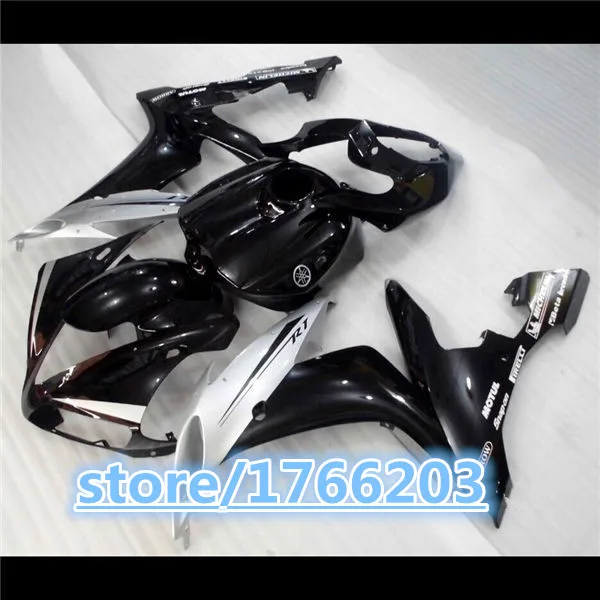 

Комплект обтекателей из АБС-пластика для YZFR1 2004 2006, черный, серебристый 04 05 06 YZF1000 04-06 YZF R1 04 06 YZF1000 2004 2005 2006