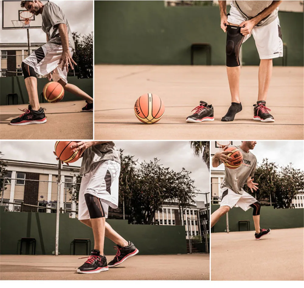 1 pc Kneepad Adjustable Sports Leg Knee Support Brace Wrap Protector Pads Sleeve Cap Safety for Basketball Hot | Спорт и развлечения