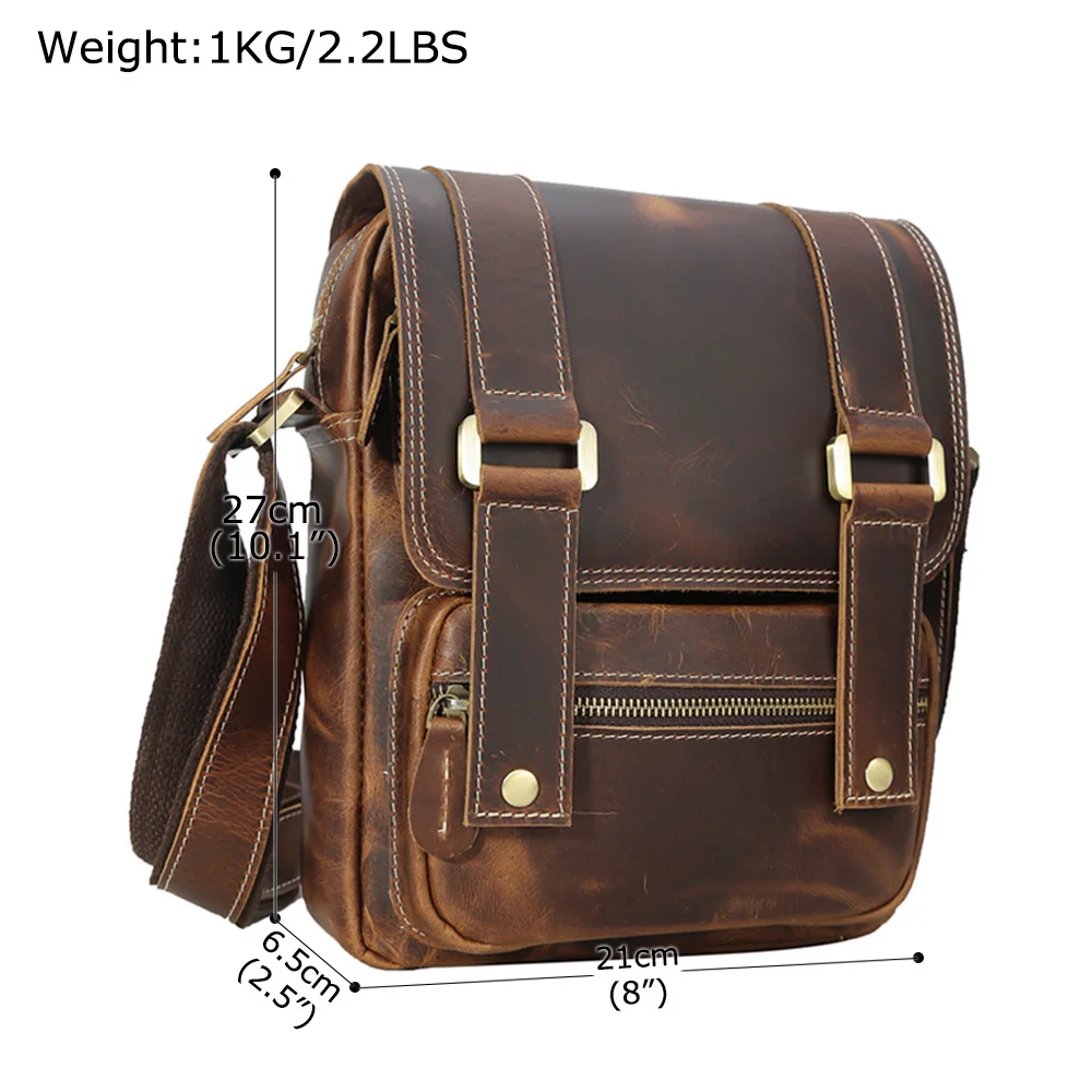 Сумка мессенджер из воловьей кожи для iPad темно коричневая|small messenger bag|designer bagmessenger
