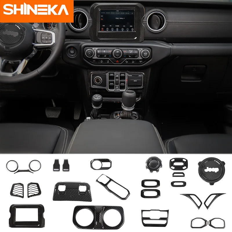 Комплект молдингов для салона автомобиля SHINEKA комплект наклеек из красного