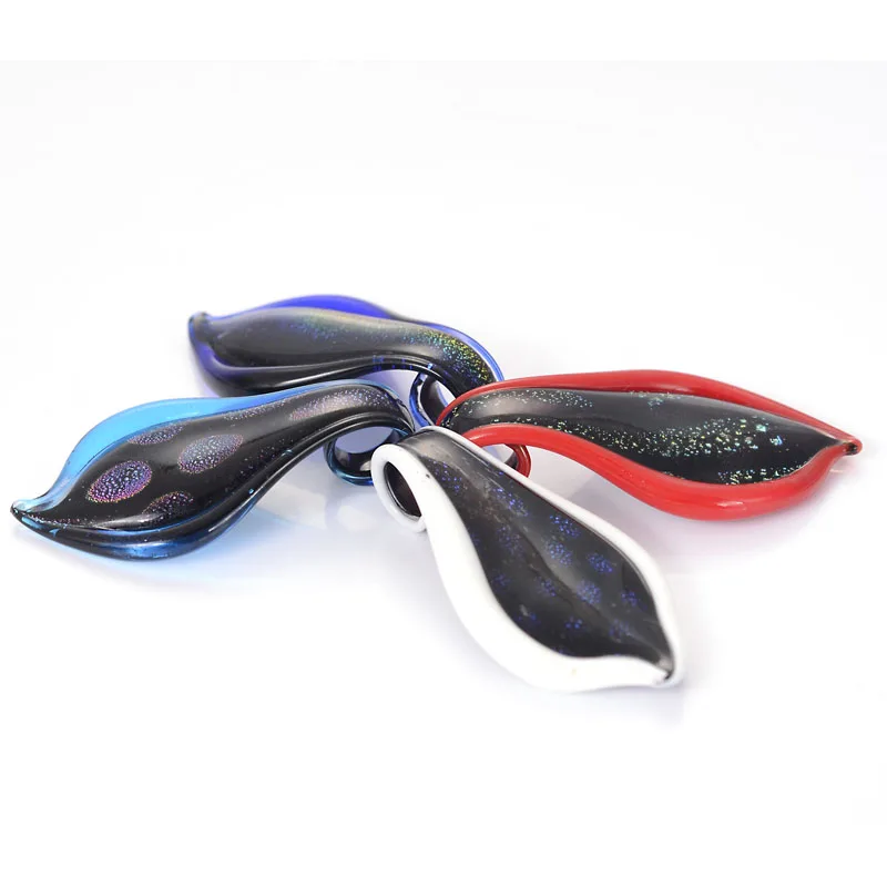 2 шт./лот ручная работа муранское стекло лампворк 5 цветов Искусство глазурь