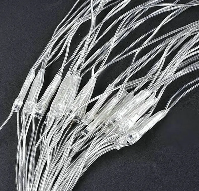 3 м х 2 320LED гигантский чистая светильник фея сеть с пересекающимися мигающими
