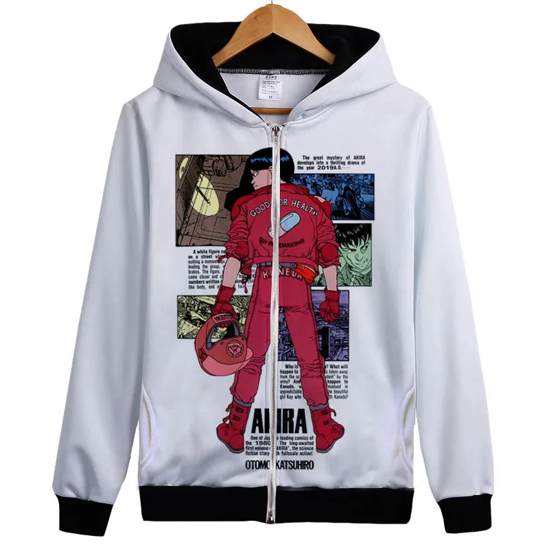 Худи Akira Shotaro Kaneda байкерские толстовки с капюшоном свитшоты японским аниме