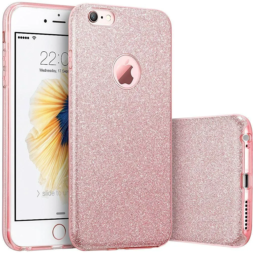 Чехол-накладка для iphone 11 Pro MAX XS XR 6 7 8Plus прозрачный блестящий | Мобильные телефоны и