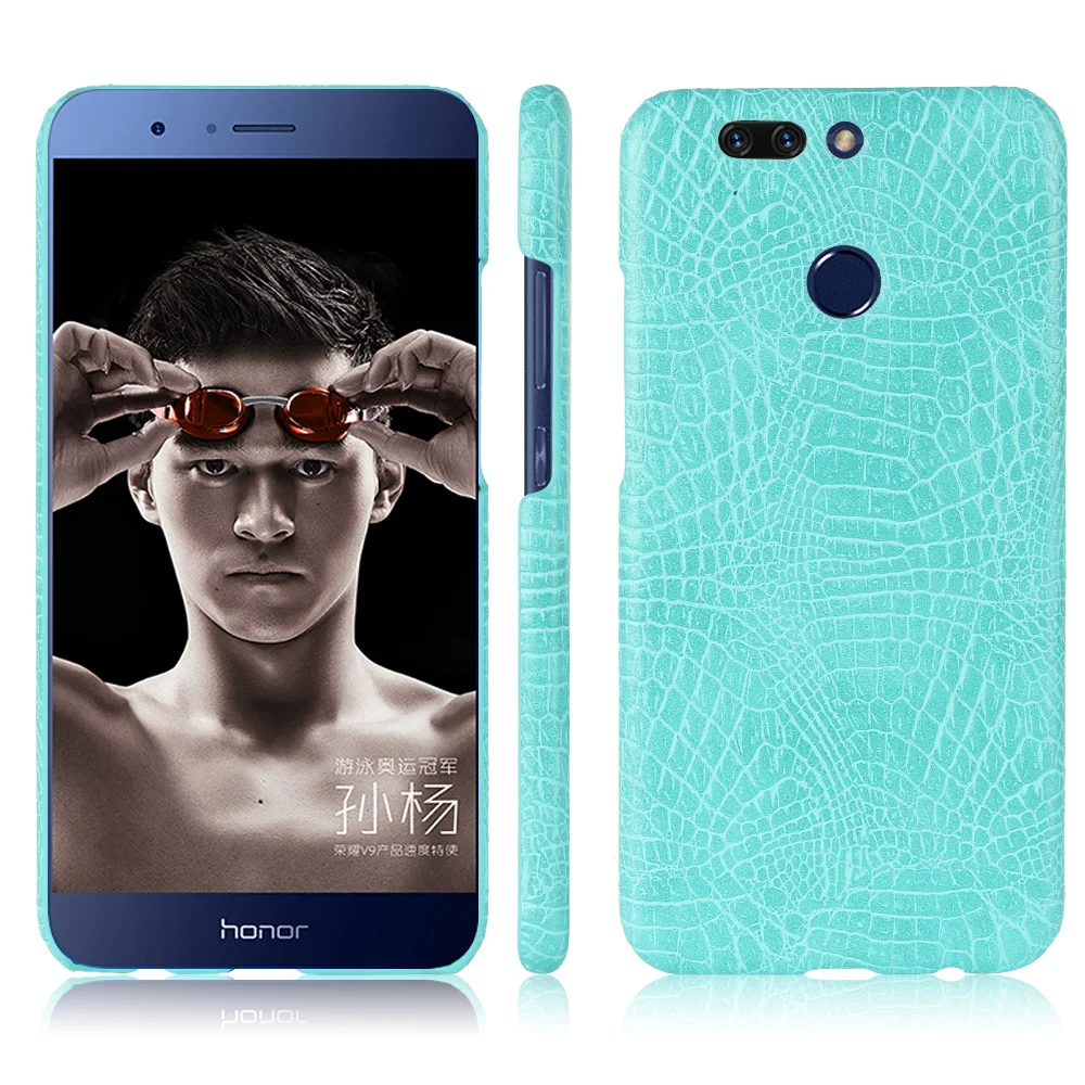 Крокодил Жесткий Чехол для Honor V9 (8 Pro) крокодил случаи Стенд задняя крышка