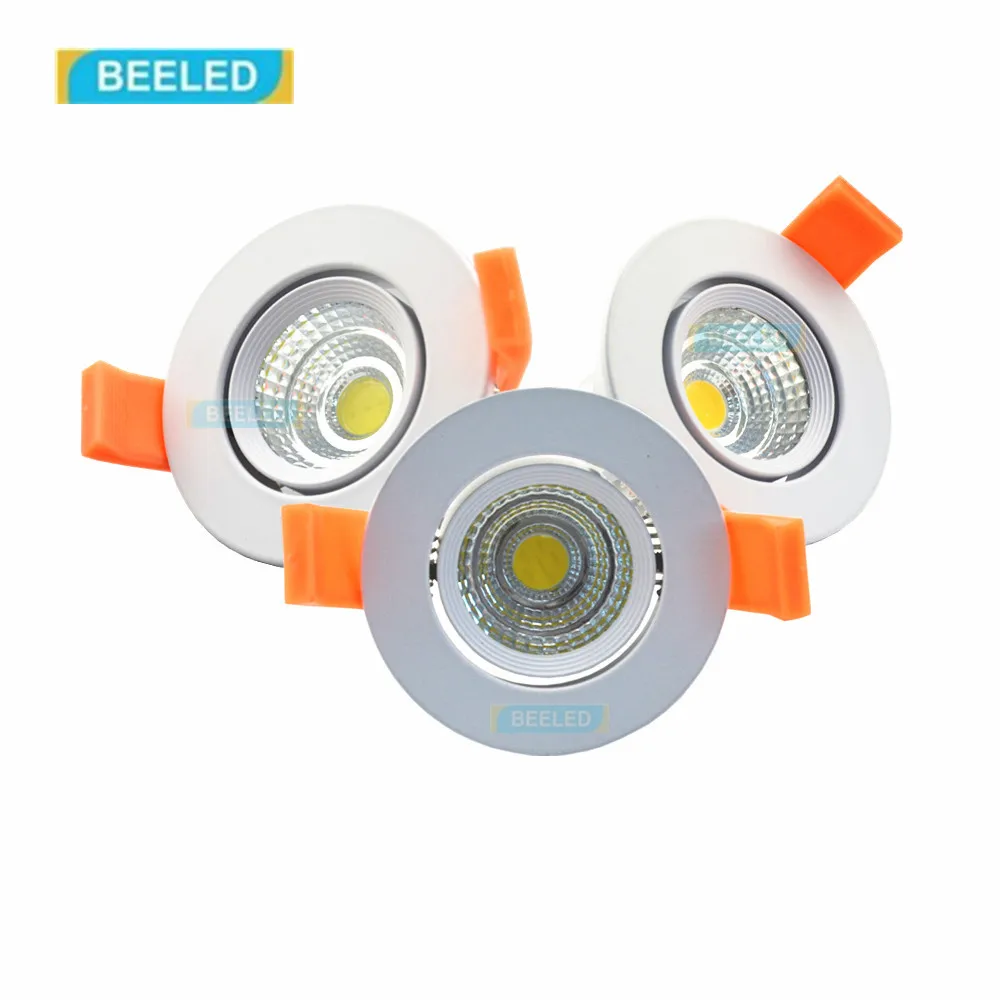 3 Вт Точечный светильник для очков светодиодный с регулируемой яркостью