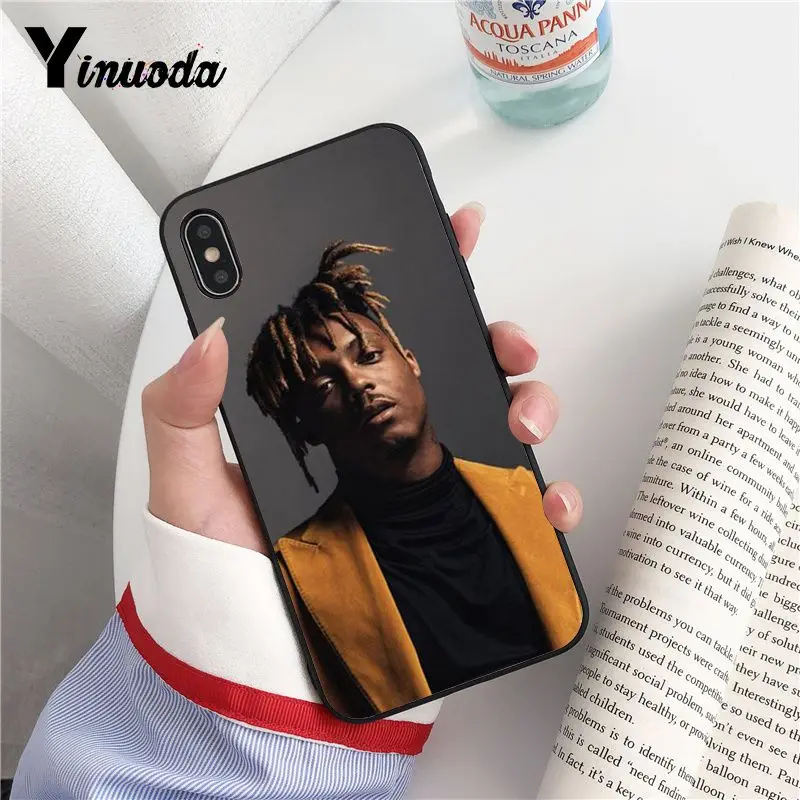 Yinuoda сок WRLD 999 ТПУ черный чехол для телефона iPhone 8 7 6 6S Plus X XS MAX 5 5S SE XR Fundas