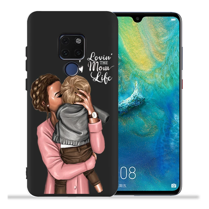 Модный чехол для мамы, супер мамы, девочки, для huawei mate 20 Lite mate 10 Lite mate 20 Pro Coque для Nova 4e 3 Nova3i, задняя крышка
