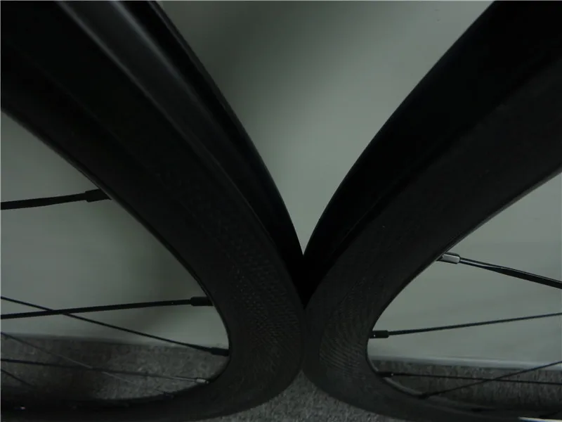 38 мм полностью Углеродные дорожные колеса Bycycle Roue Carbone Ruote In Carbonio Bici da Corsa переднее