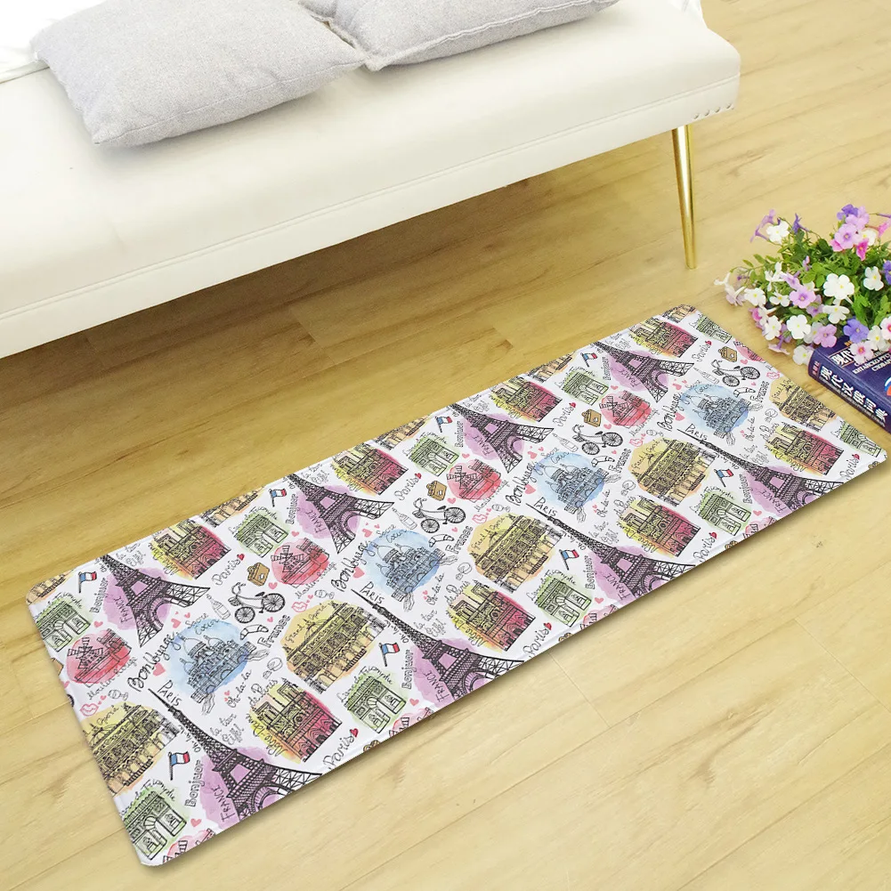 Vintage Floor Mat Creative Anti Slip Mats For Living Room Door Entrance Home Decor Rug Bedroom Carpet | Дом и сад