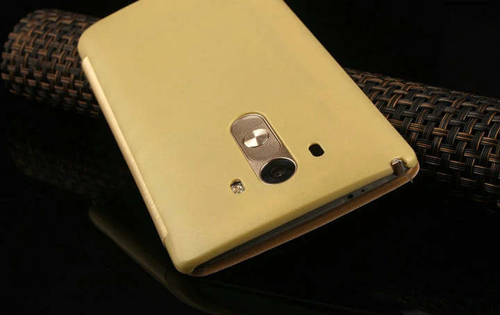 YKSPACE высокое качество люкс Флип кожаный чехол Круг Вид из окна крышку Корпус