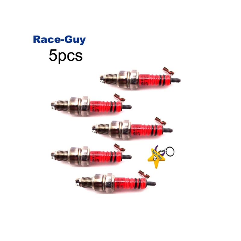 5 Pieces A7TC 3 электрод система зажигания для 50cc 70cc 90cc 110cc 125cc двигателя яма Горный мотоцикл для мотовездеходов, скутеров и мопедов 4 Wheeler - Цвет: 5 Pieces