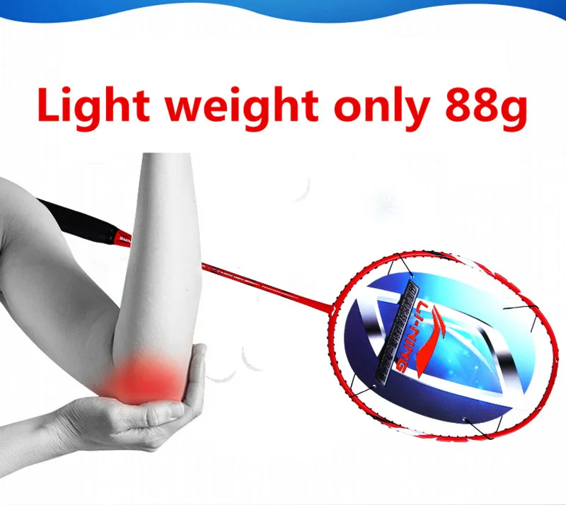 2 шт. оригинальная подкладка ракетка для бадминтона Li-ning ракетки 1 пара Li Ning