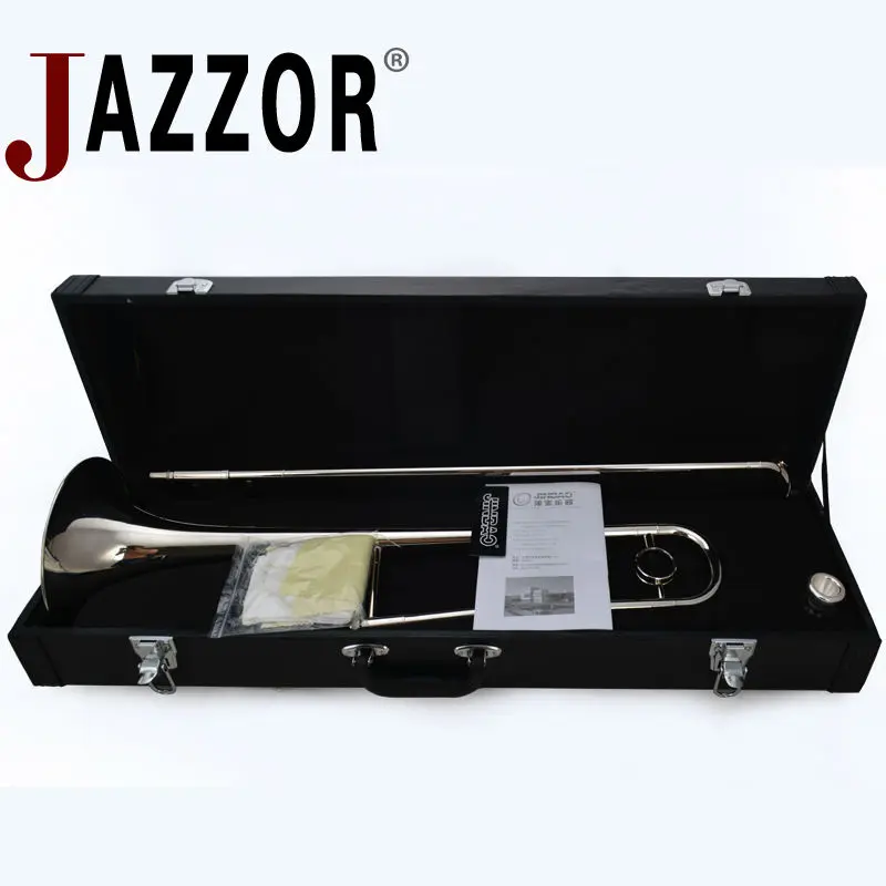 JAZZOR JBSL 700 высоко тромбон B плоский золотой лак латунный ветровые инструменты с