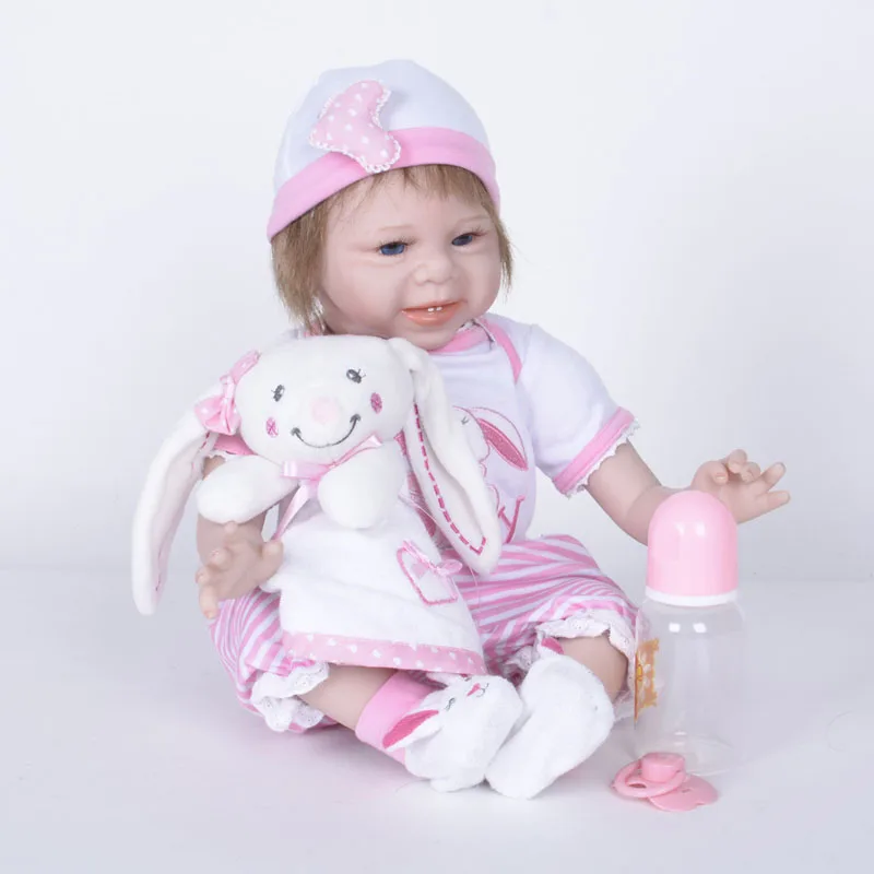 LEOOFU 55 см 22 дюймов куклы для детей модель тела reborn маленьких девочек мальчиков