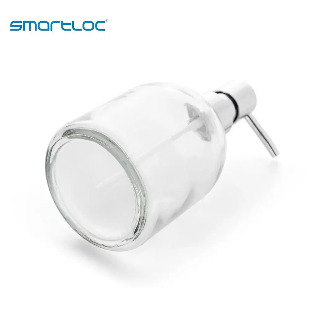 Smartloc Стекло Ручной пресс дозатор жидкого мыла насос бутылка геля для душа аксессуары для ванной комнаты шампунь Автоматическая умная кухня
