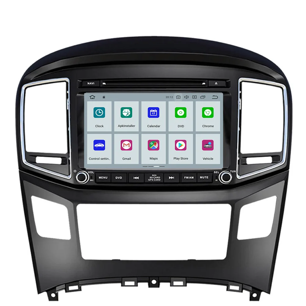 Автомобильный DVD плеер Android 9 0 4 Гб 32 ГБ 8 ядер GPS карта RDS радио Wi Fi Bluetooth для HYUNDAI H1 Grand