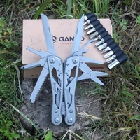 camping outdoor tools plier ganzo g202 multitool folding pliers g202b multi tool fishing hiking multifunctional edc gear