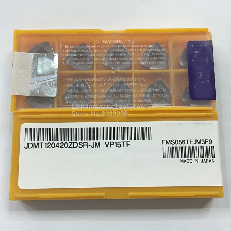 Новые оригинальные Япония бренд хорошее качество JDMT120420ZDSR JM VP15TF вставки карбида