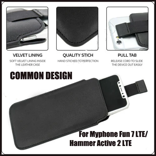 Чехол из искусственной кожи Casteel для Myphone Fun 7 LTE Hammer Active 2 Pull Tab чехол-сумка |