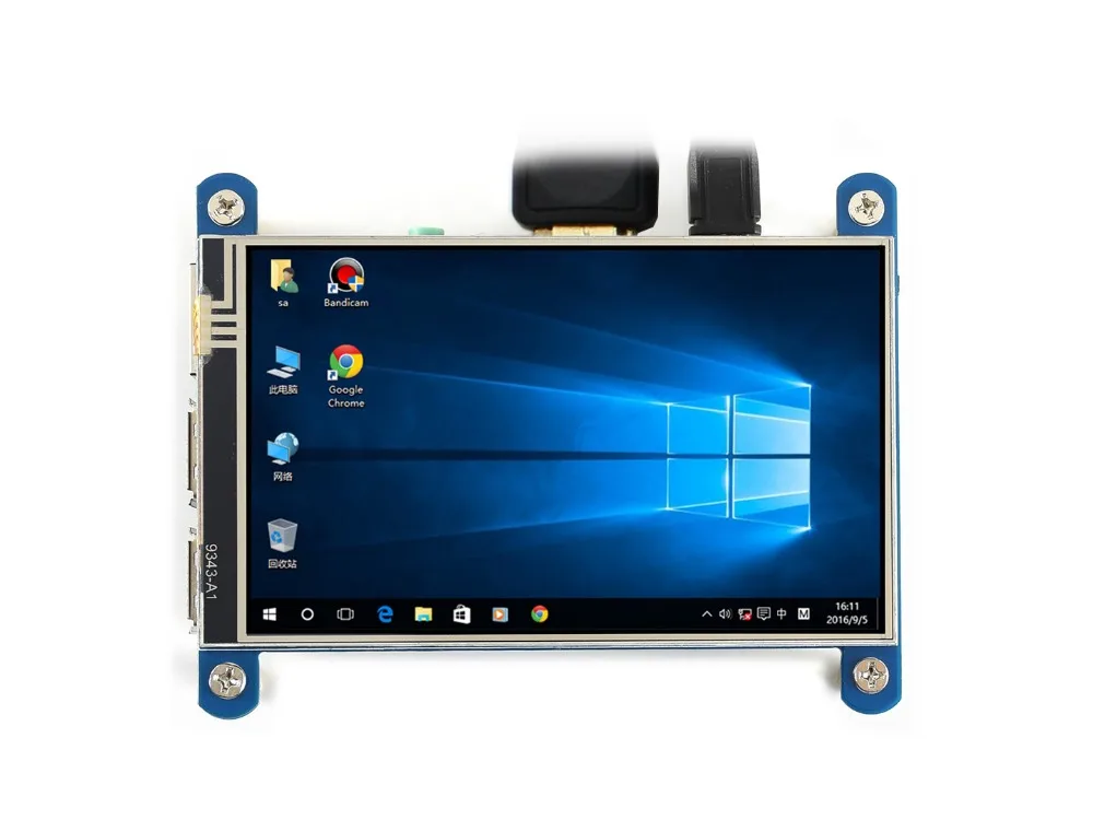 4-дюймовый резистивный сенсорный экран Waveshare IPS LCD (тип H) 480x800 HDMI интерфейс