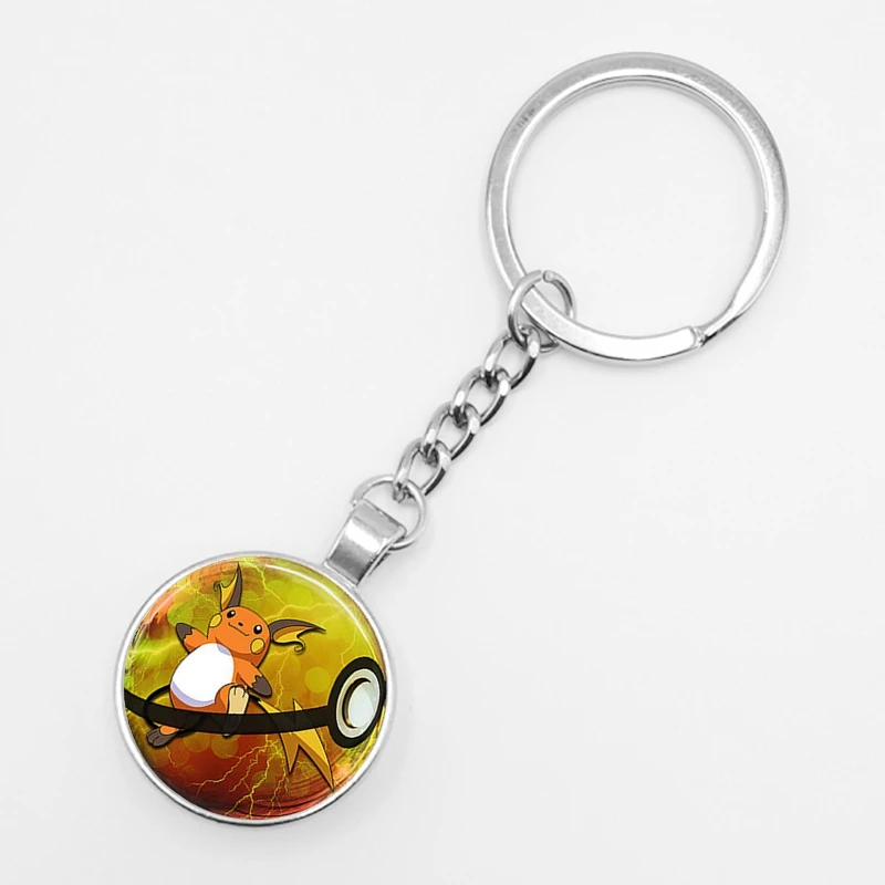 Горячее предложение! Распродажа! Ретро мини-сквиртл Eevee Vulpix простой аниме покемон го брелок пикачу стеклянный карманный монстр-брелок подвеска