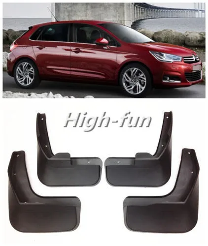 Для Citroen C4 хэтчбек 2006 2007 2008 2009 2010 передние задние брызговики Брызговики набор из 4