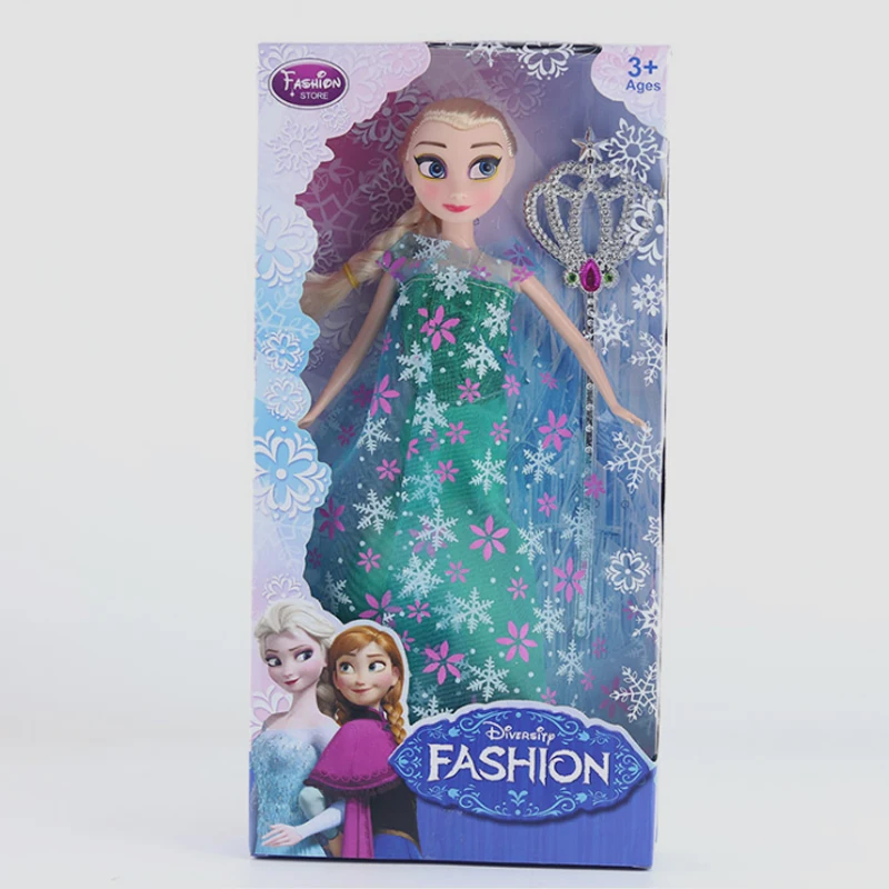 Disney 30 см Снежная королева Эльза Мягкая Плюшевая Кукла Анна Принцесса новые