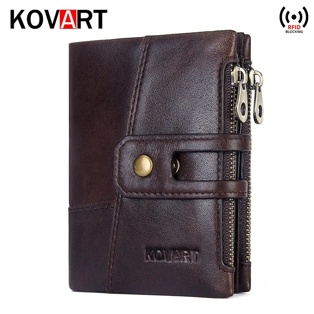 Мужской кошелек из натуральной кожи короткий кожаный клатч гарантия качества