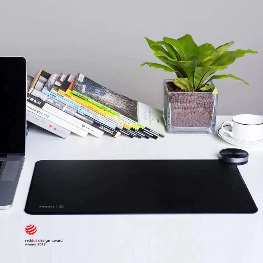 Xiaomi Miiiw смарт-Мышь Pad Qi Беспроводная зарядка Xiaomi Беспроводное зарядное устройство для телефона Iphone X Xs Быстрая зарядка игровой коврик для мыши